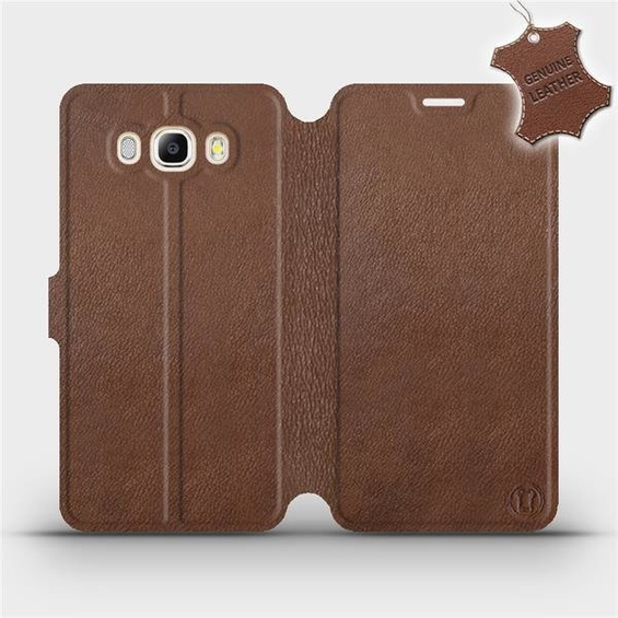 Hülle für Samsung Galaxy J7 2016 - Farbe Brown Leather