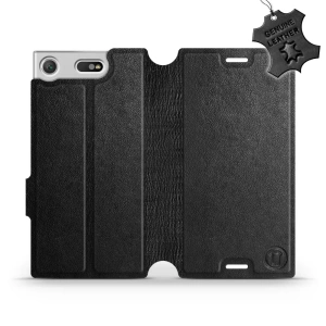 Hülle für Sony Xperia XZ1 Compact - Farbe Black Leather