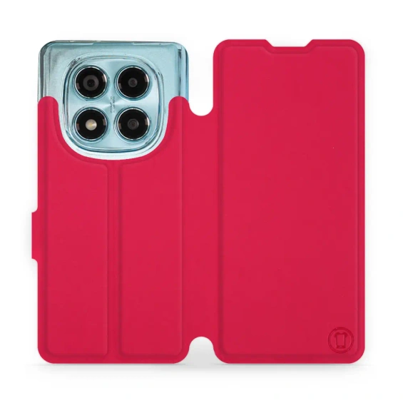 Hülle für Xiaomi Redmi Note 14 Pro 4G - Farbe Rot mit Platin