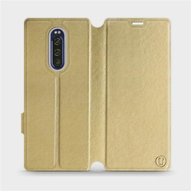 Hülle für Sony Xperia 1 - Farbe Gold&Orange