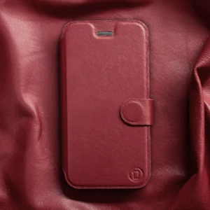 Hülle für Xiaomi Redmi Note 13 PRO - Farbe Dark Red Leather