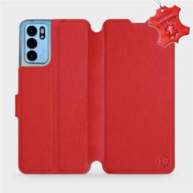 Hülle für OPPO Reno 6 5G - Farbe Red Leather