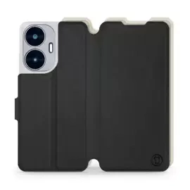 Hülle für Realme C55 - Farbe Schwarz mit Platin