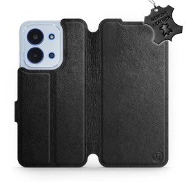 Hülle für Xiaomi Redmi 15C - Farbe Black Leather