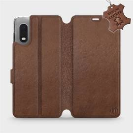 Hülle für Samsung Galaxy Xcover Pro - Farbe Brown Leather