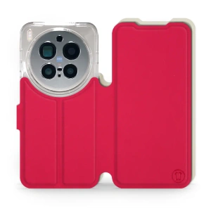 Hülle für Vivo X300 pro - Farbe Rot mit Platin