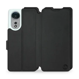 Hülle für OPPO A58 - Farbe Schwarz mit Schwarz