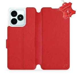 Hülle für Realme C51 - Farbe Red Leather