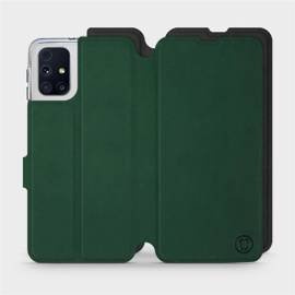 Hülle für Samsung Galaxy M31s - Farbe Grün mit Schwarz