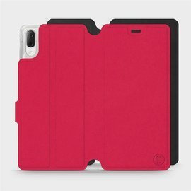 Hülle für Sony Xperia L3 - Farbe Rot mit Schwarz