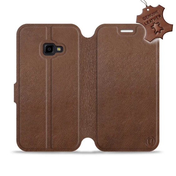 Hülle für Samsung Galaxy Xcover 4 - Farbe Brown Leather