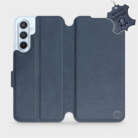 Hülle für Samsung Galaxy A54 - Farbe Blue Leather