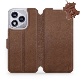 Hülle für Huawei Honor 400 Lite - Farbe Brown Leather