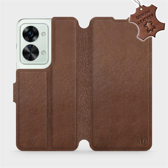 Hülle für OnePlus Nord 2T 5G - Farbe Brown Leather