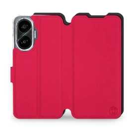 Hülle für Xiaomi POCO F7 - Farbe Rot mit Schwarz