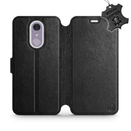 Hülle für LG Q7 - Farbe Black Leather