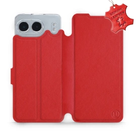 Hülle für OnePlus Nord 4 5G - Farbe Red Leather