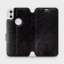 Hülle für Motorola One - Farbe Black&Gray