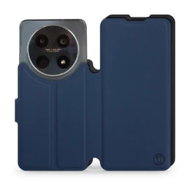 Hülle für Huawei Nova 12i - Farbe Marine mit Schwarz