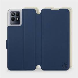Hülle für Realme Narzo 50 - Farbe Marineblau mit Platin
