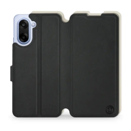 Hülle für OnePlus Nord CE5 - Farbe Schwarz mit Platin