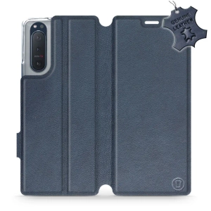 Hülle für Sony Xperia 5 II - Farbe Blue Leather