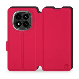 Hülle für Xiaomi Redmi Note 14 Pro Plus 5G - Farbe Rot mit Schwarz