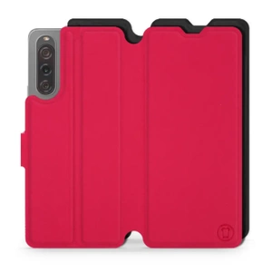 Hülle für Sony Xperia 10 V - Farbe Rot mit Schwarz