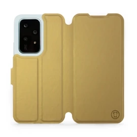 Hülle für Huawei Honor 200 Lite - Farbe Gold&Orange