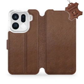 Hülle für OPPO Find X9 pro - Farbe Brown Leather