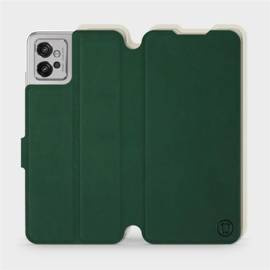 Hülle für Motorola Moto G32 - Farbe Grün mit Platin