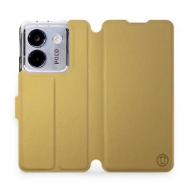 Hülle für Xiaomi POCO M7 Pro 5G - Farbe Gold&Orange