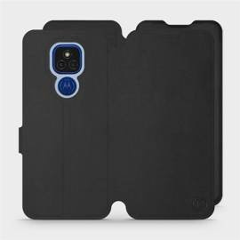 Hülle für Motorola Moto E7 Plus - Farbe Schwarz mit Schwarz