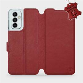 Hülle für Samsung Galaxy M23 5G - Farbe Dark Red Leather