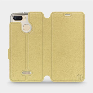 Hülle für Xiaomi Redmi 6 - Farbe Gold&Orange