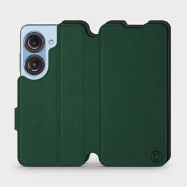 Hülle für Asus Zenfone 9 - Farbe Grün mit Schwarz