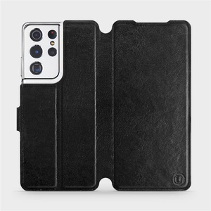 Hülle für Samsung Galaxy S21 Ultra - Farbe Black&Orange