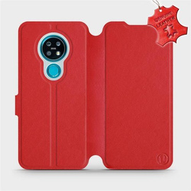 Hülle für Nokia 7.2 - Farbe Red Leather