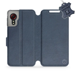 Hülle für Samsung Galaxy Xcover 5 - Farbe Blue Leather