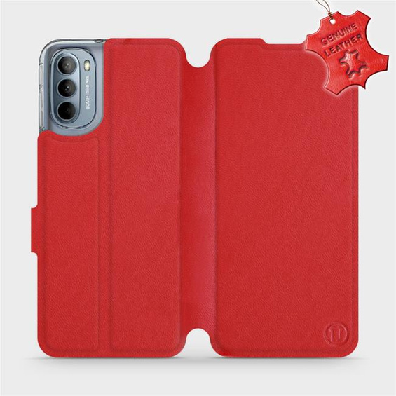 Hülle für Motorola Moto G31 - Farbe Red Leather