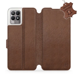 Hülle für Realme Narzo 50 - Farbe Brown Leather