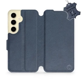 Hülle für Samsung Galaxy S24 - Farbe Blue Leather