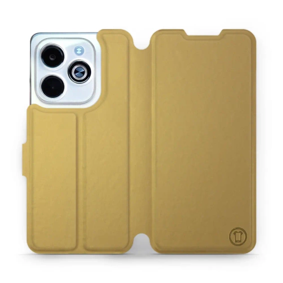 Hülle für Infinix Smart 8 - Farbe Gold&Gray