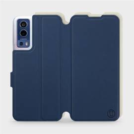Hülle für Vivo Y52 5G - Farbe Marineblau mit Platin