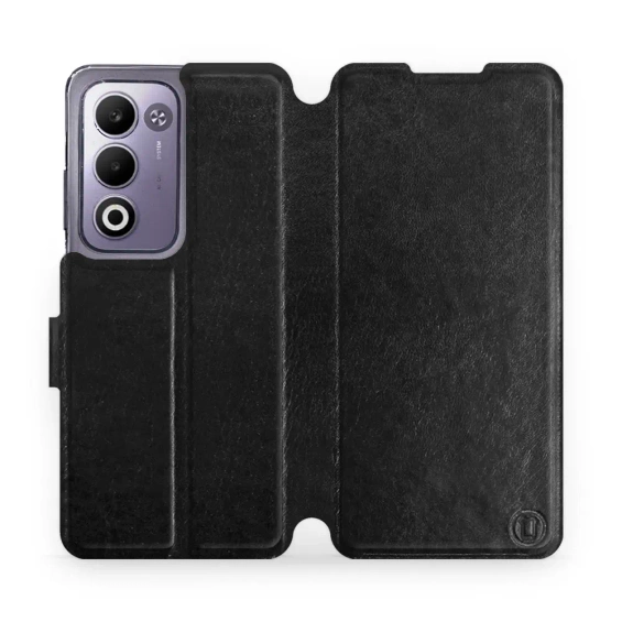 Hülle für OPPO A5m - Farbe Black&Orange