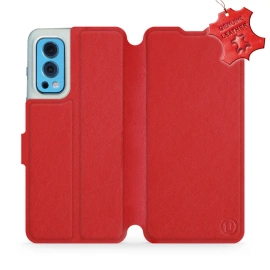 Hülle für OnePlus Nord 2 5G - Farbe Red Leather
