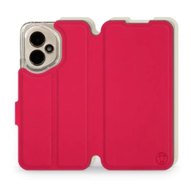 Hülle für Huawei Honor 400 - Farbe Rot mit Platin