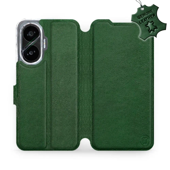 Hülle für Xiaomi POCO F7 - Farbe Green Leather