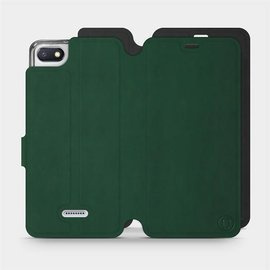 Hülle für Xiaomi Redmi 6A - Farbe Grün mit Schwarz