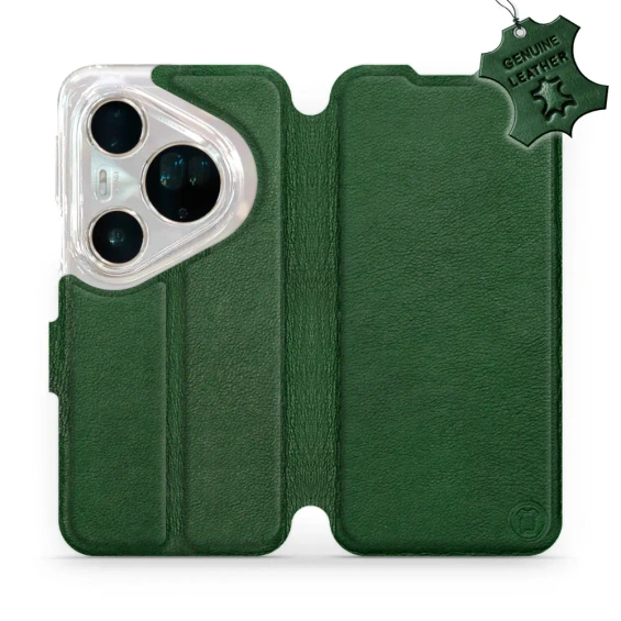 Hülle für Huawei Pura 80 Ultra - Farbe Green Leather